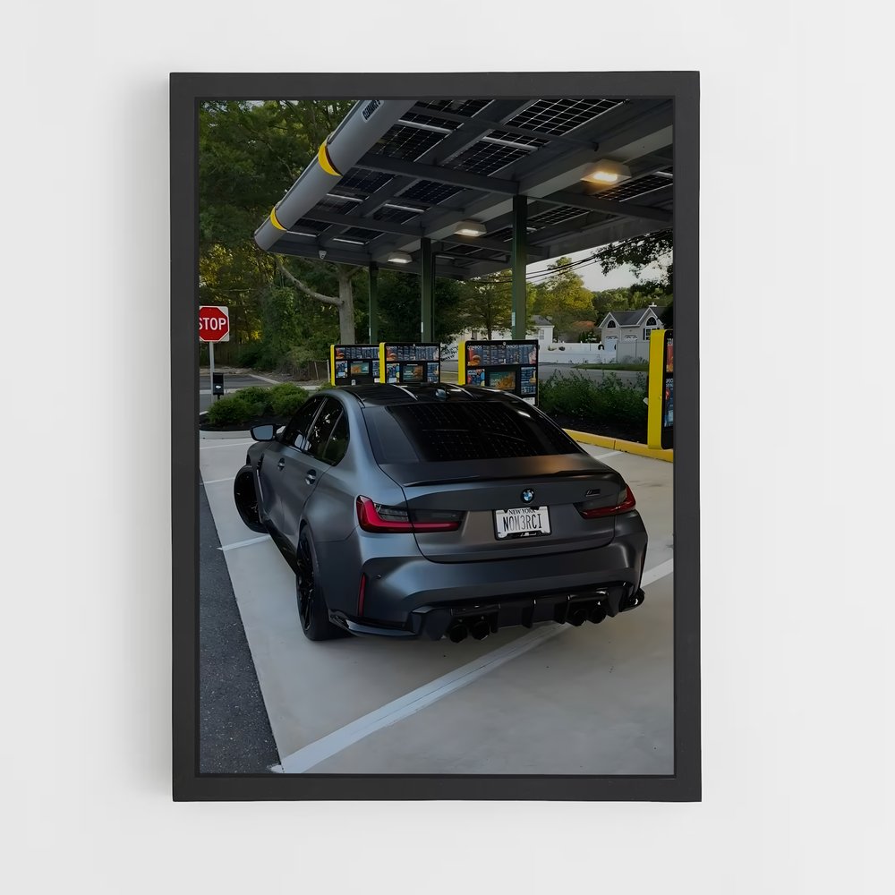 Poster V8 Power – affiche BMW (vue 2)
